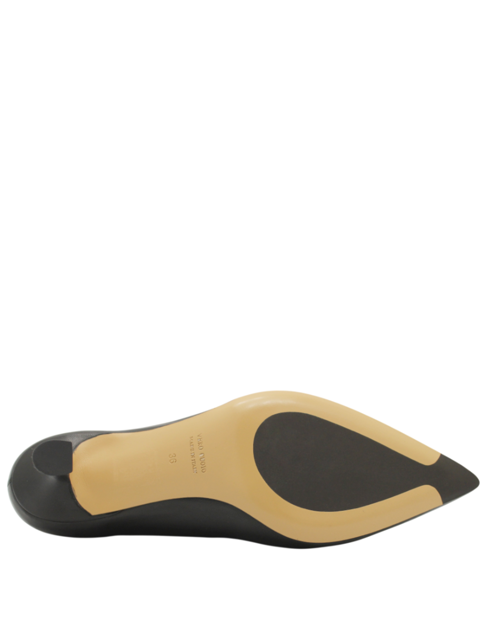 MaraBini MaraBini M14R Black Point Toe Kitten Heel 1053