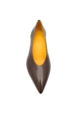 MaraBini MaraBini M14Q Cafe Point Toe Kitten Heel 1053