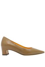 MaraBini MaraBini M15 Mocha Low Heel Pump 1058