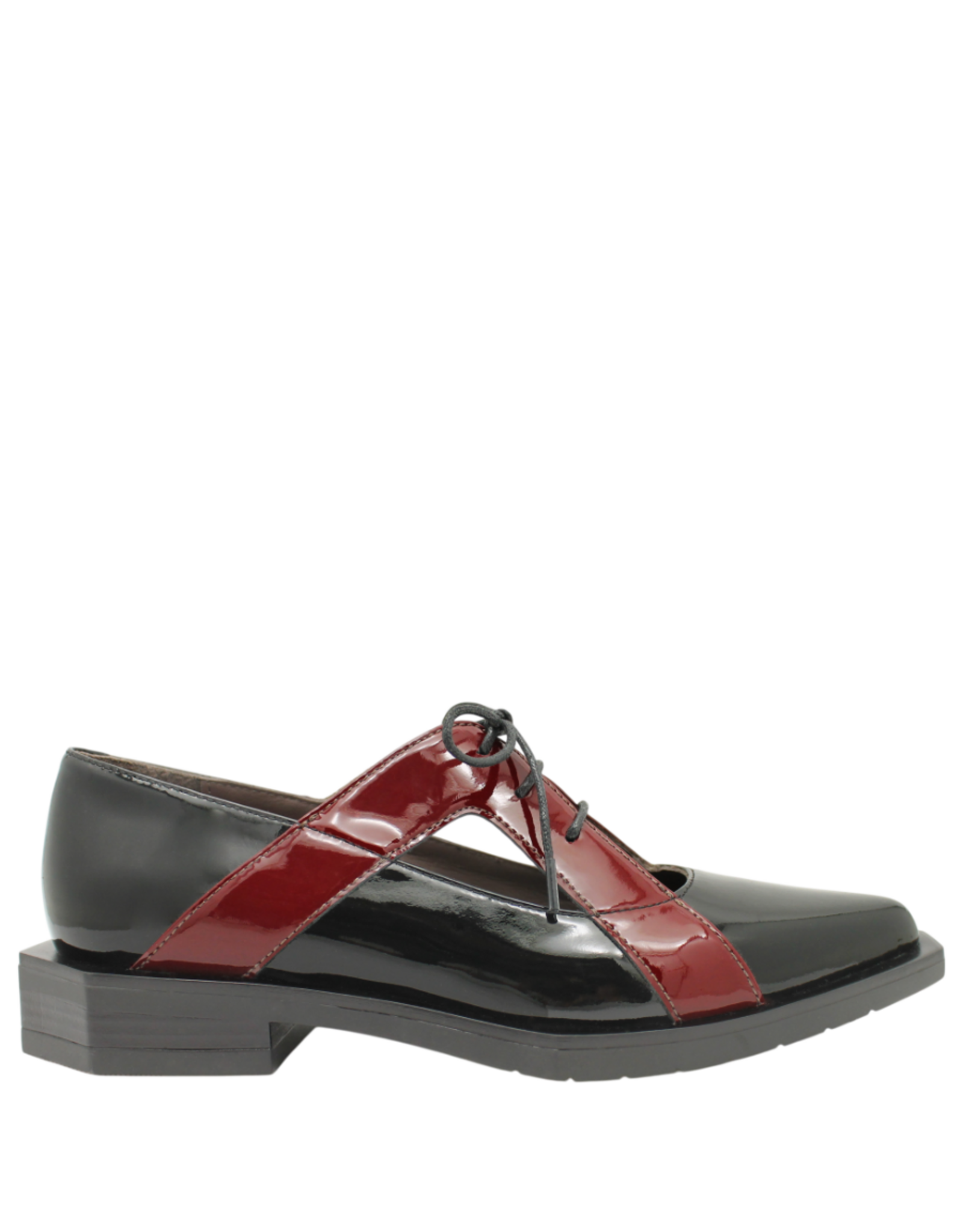 LeBohemien LeBohemien LB4 Black With Bordo Lace Ballerina Addie