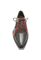 LeBohemien LeBohemien LB4 Black With Bordo Lace Ballerina Addie