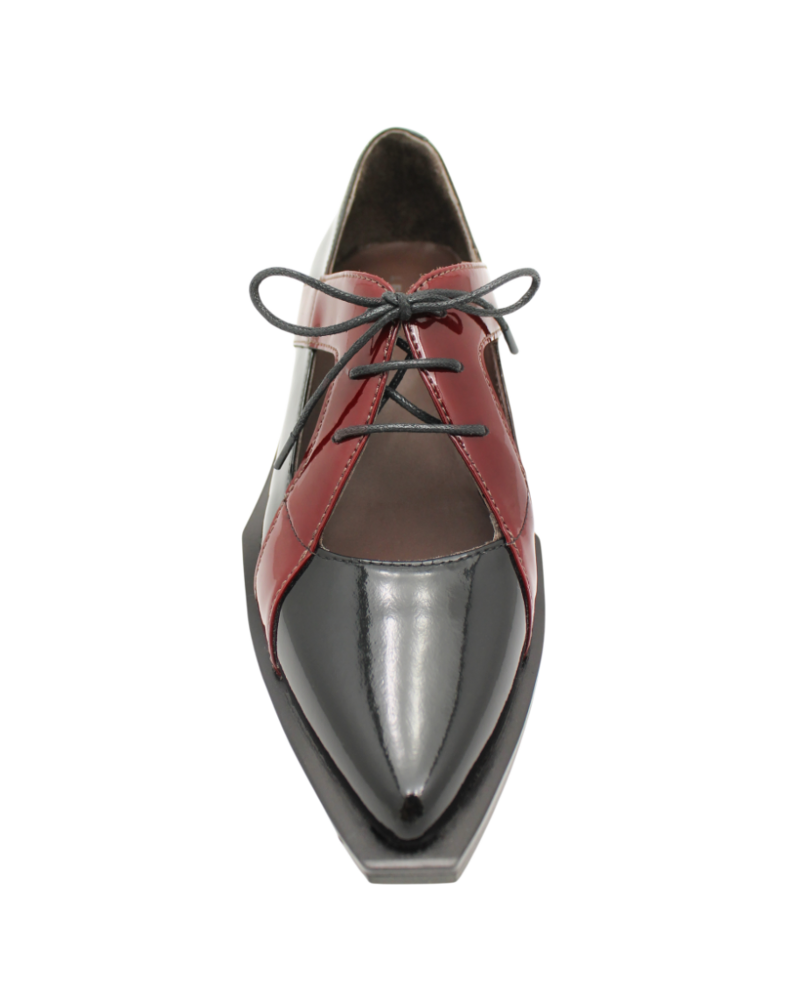 LeBohemien LeBohemien LB4 Black With Bordo Lace Ballerina Addie
