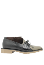 LeBohemien LeBohemien LB4A Taupe And Black Shoe Boot Burke