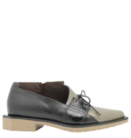 LeBohemien LeBohemien LB4A Taupe And Black Shoe Boot Burke
