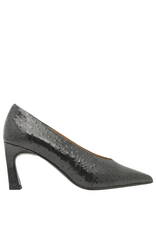 MissT MissT MT1S Black Glaze Ostrich Pump Larsa