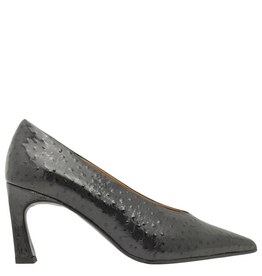 MissT MissT MT1S Black Glaze Ostrich Pump Larsa