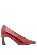 MissT MissT MT1R Red Glaze Ostrich Pump Larsa