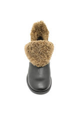 Anise Anise AS6C Black Flip Down Boot With Wool Kamu