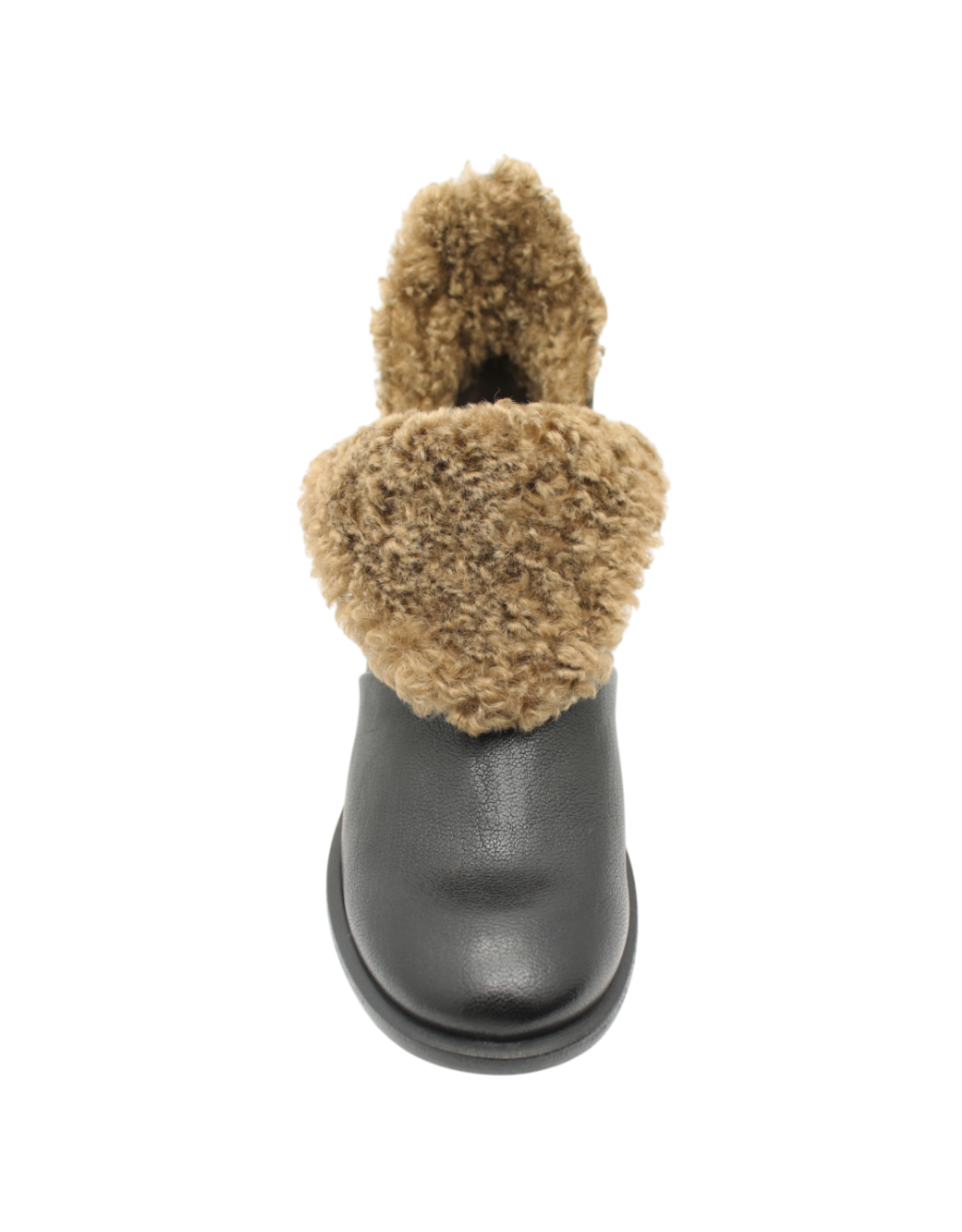 Anise Anise AS6C Black Flip Down Boot With Wool Kamu