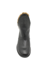 Anise Anise AS6C Black Flip Down Boot With Wool Kamu