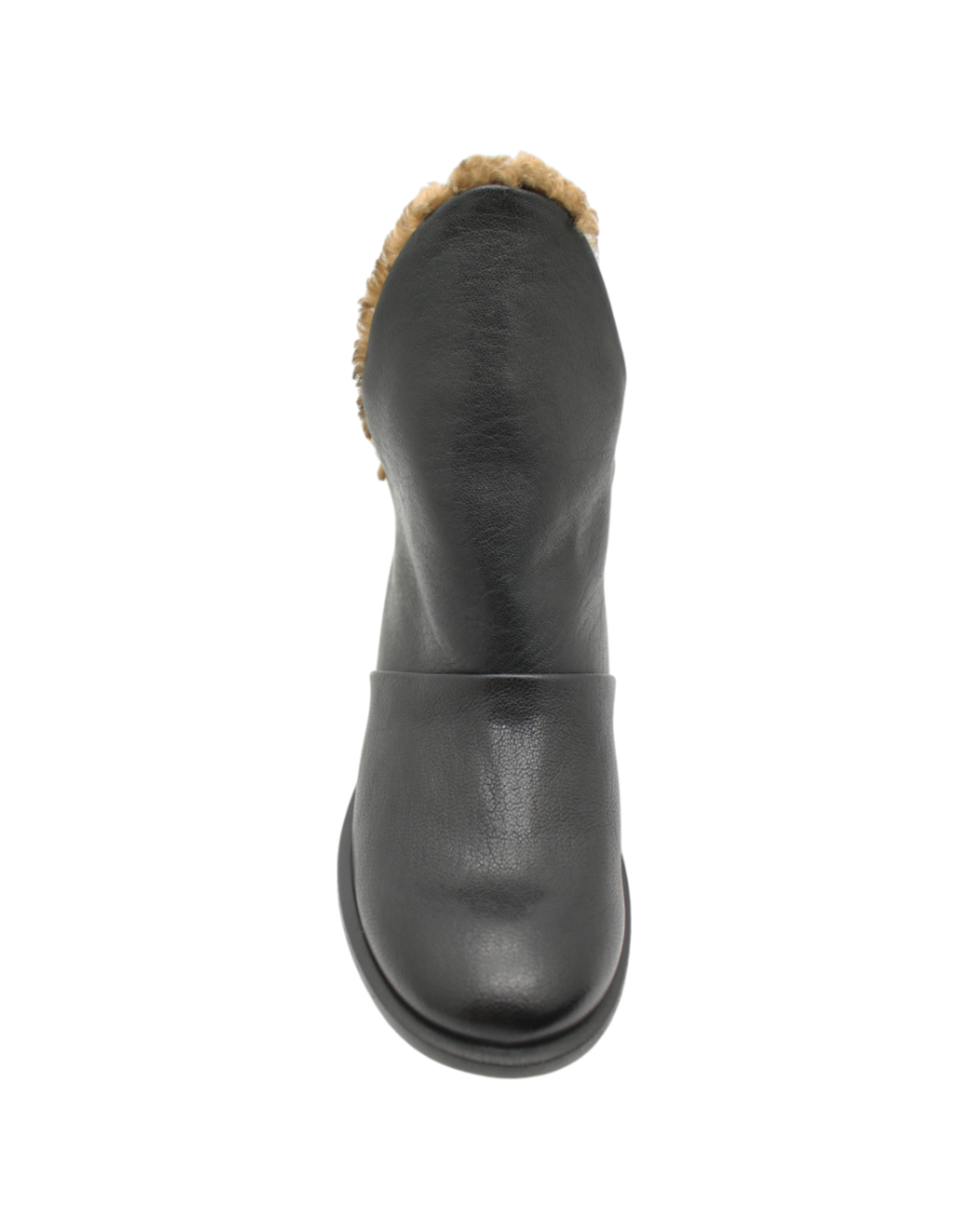 Anise Anise AS6C Black Flip Down Boot With Wool Kamu