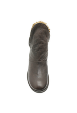 Anise Anise AS6B Brown Flip Down Boot With Wool Kamu