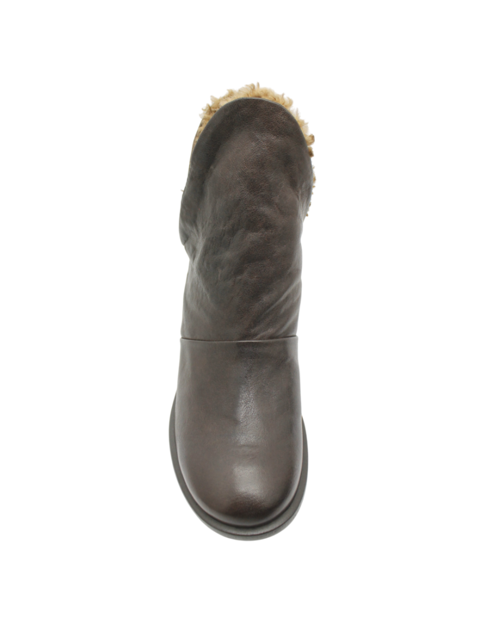 Anise Anise AS6B Brown Flip Down Boot With Wool Kamu