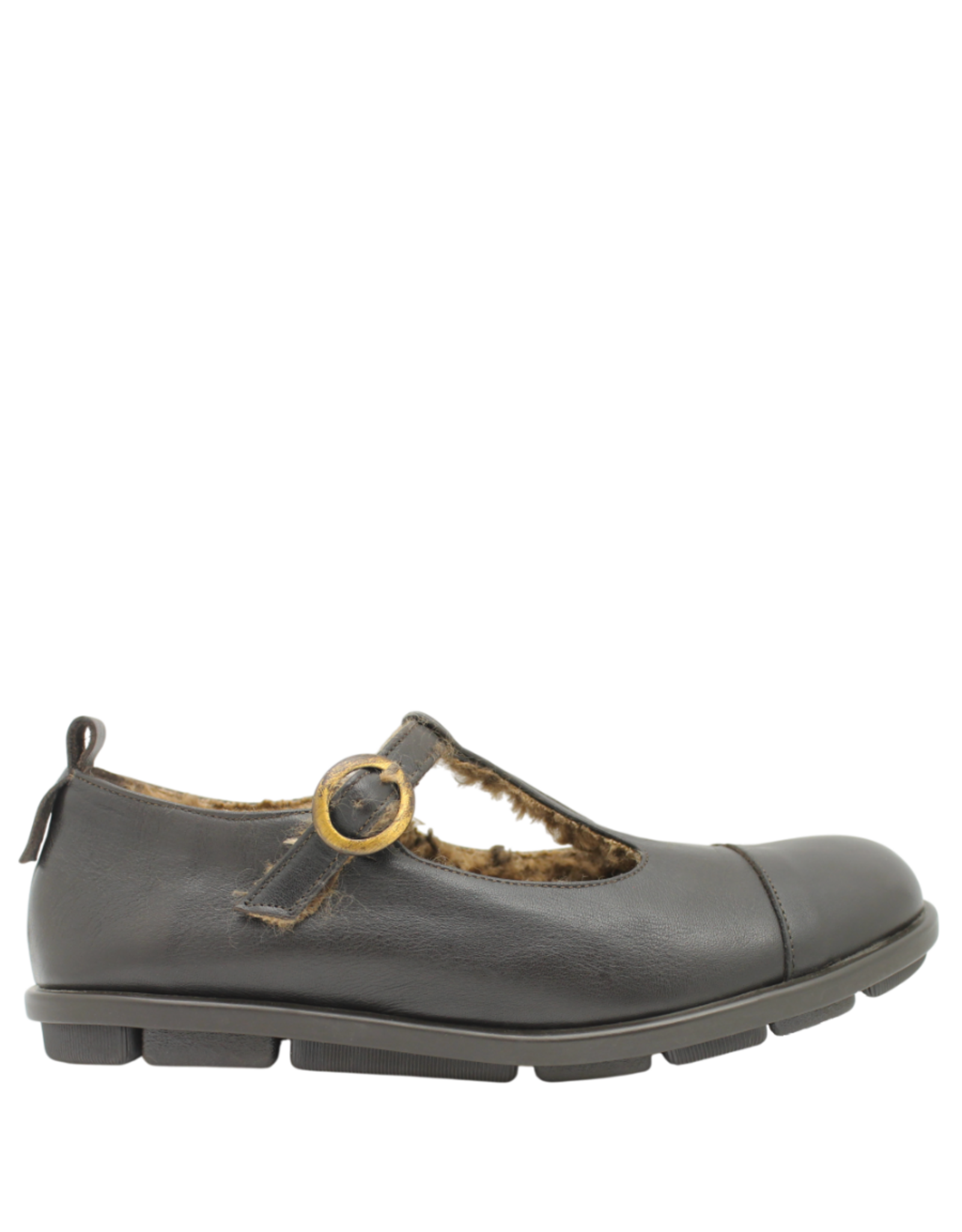 Anise Anise AS6D Brown MaryJane Shoe Wool Lined Lyric