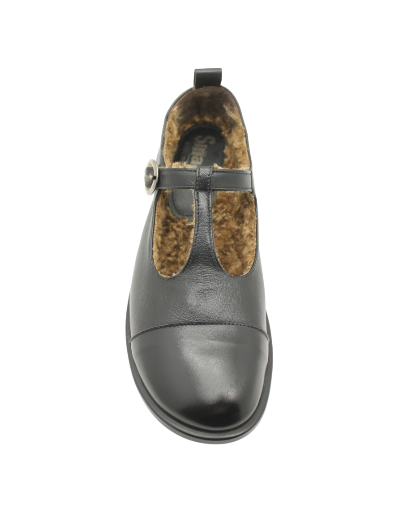 Anise Anise AS6E Black MaryJane Shoe Wool Lined Lyric