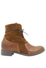 Anise Anise AS6G Camel Lace Up Boot With Suede Melody