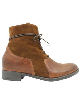 Anise Anise AS6G Camel Lace Up Boot With Suede Melody