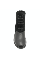 Anise Anise AS6F Black Lace Up Boot With Suede Melody