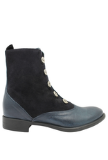 Anise Anise AS6J Navy With Suede Toggle +Silver Button Detail Rome