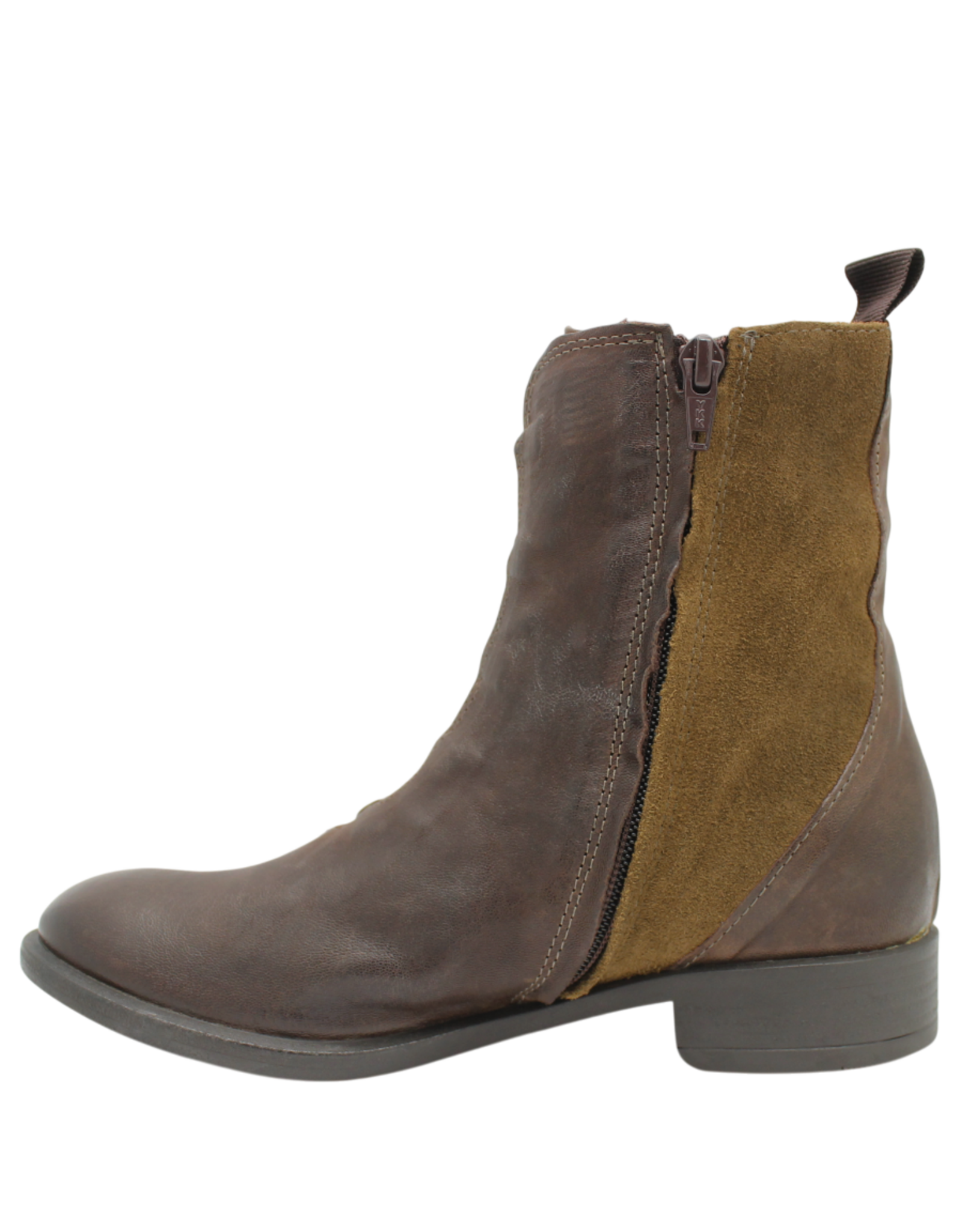 Anise Anise AS6I  Brown With Suede Toggle +Silver Button Detail Rome