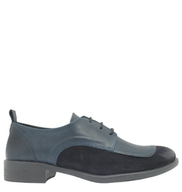 Anise Anise AS6K Navy Calf With Navy Suede Oxford Yash