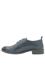 Anise Anise AS6K Navy Calf With Navy Suede Oxford Yash