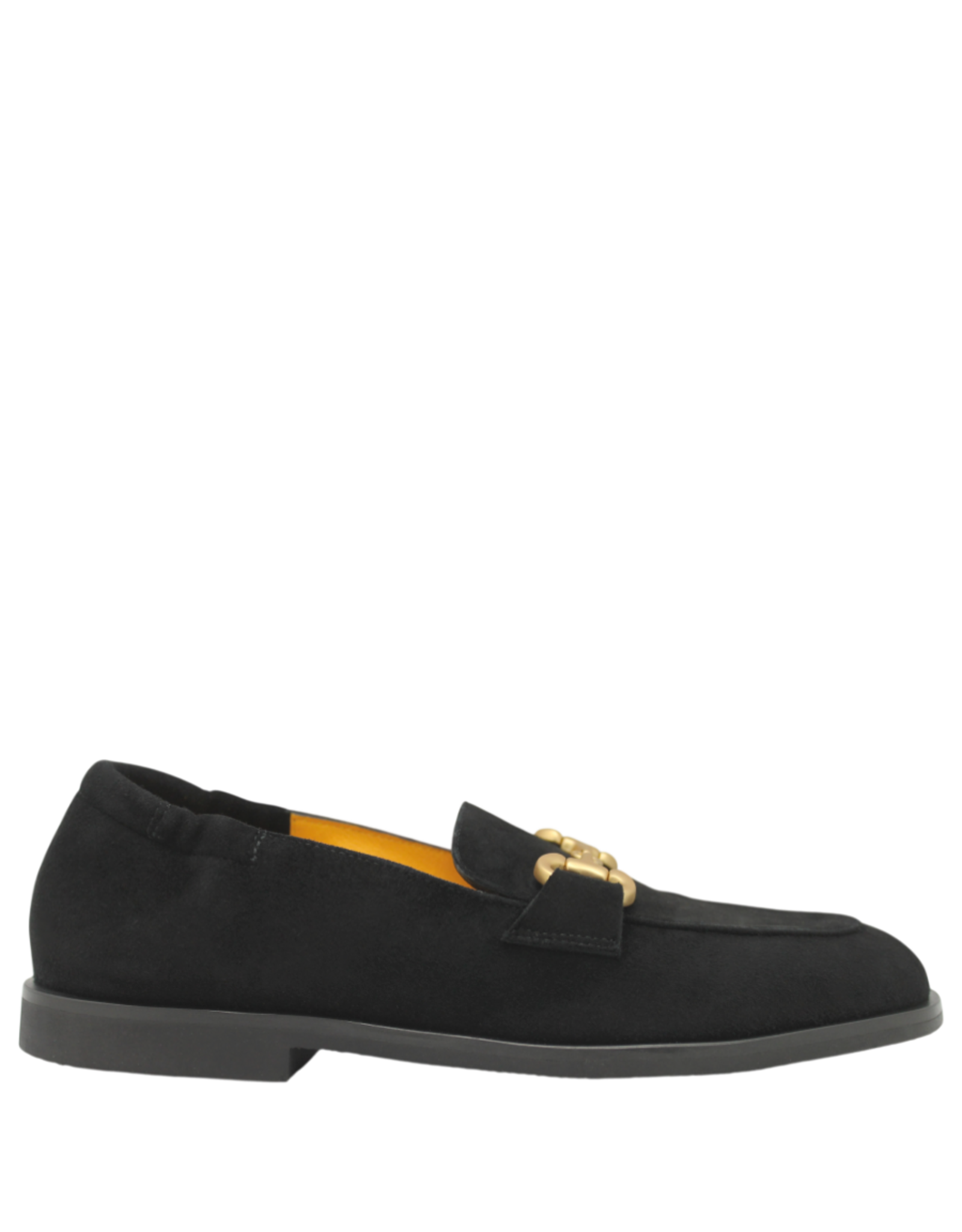 MaraBini MaraBini M15A Black Suede Loafer With Bit 1046