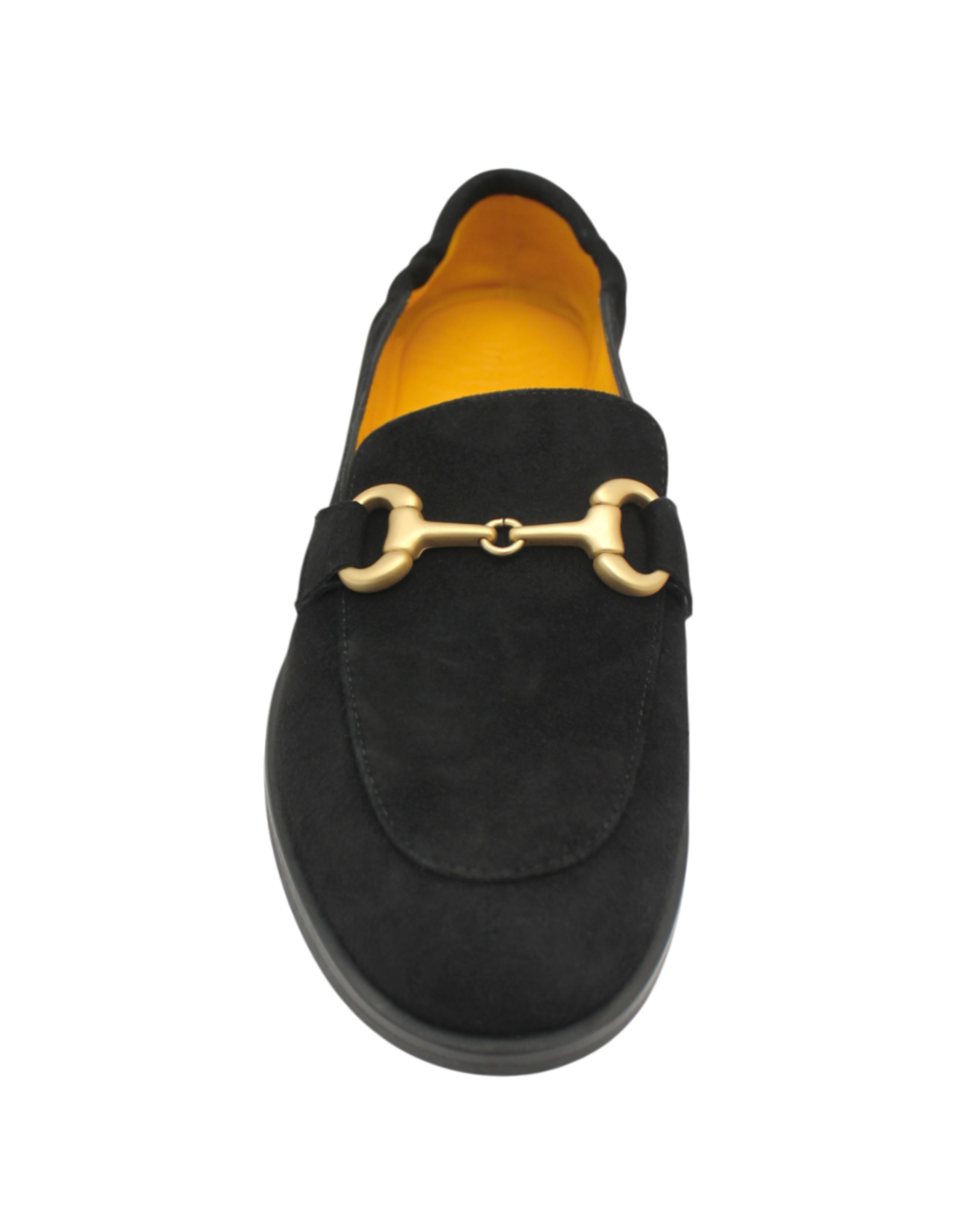MaraBini MaraBini M15A Black Suede Loafer With Bit 1046