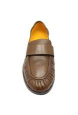 MaraBini MaraBini M15C Mocha Ruched Loafer 1047