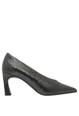 MissT MissT MT1S Black Glaze Ostrich Pump Larsa