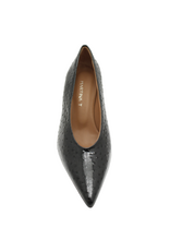 MissT MissT MT1S Black Glaze Ostrich Pump Larsa