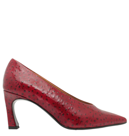 MissT MissT MT1R Red Glaze Ostrich Pump Larsa