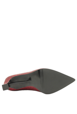 MissT MissT MT1R Red Glaze Ostrich Pump Larsa