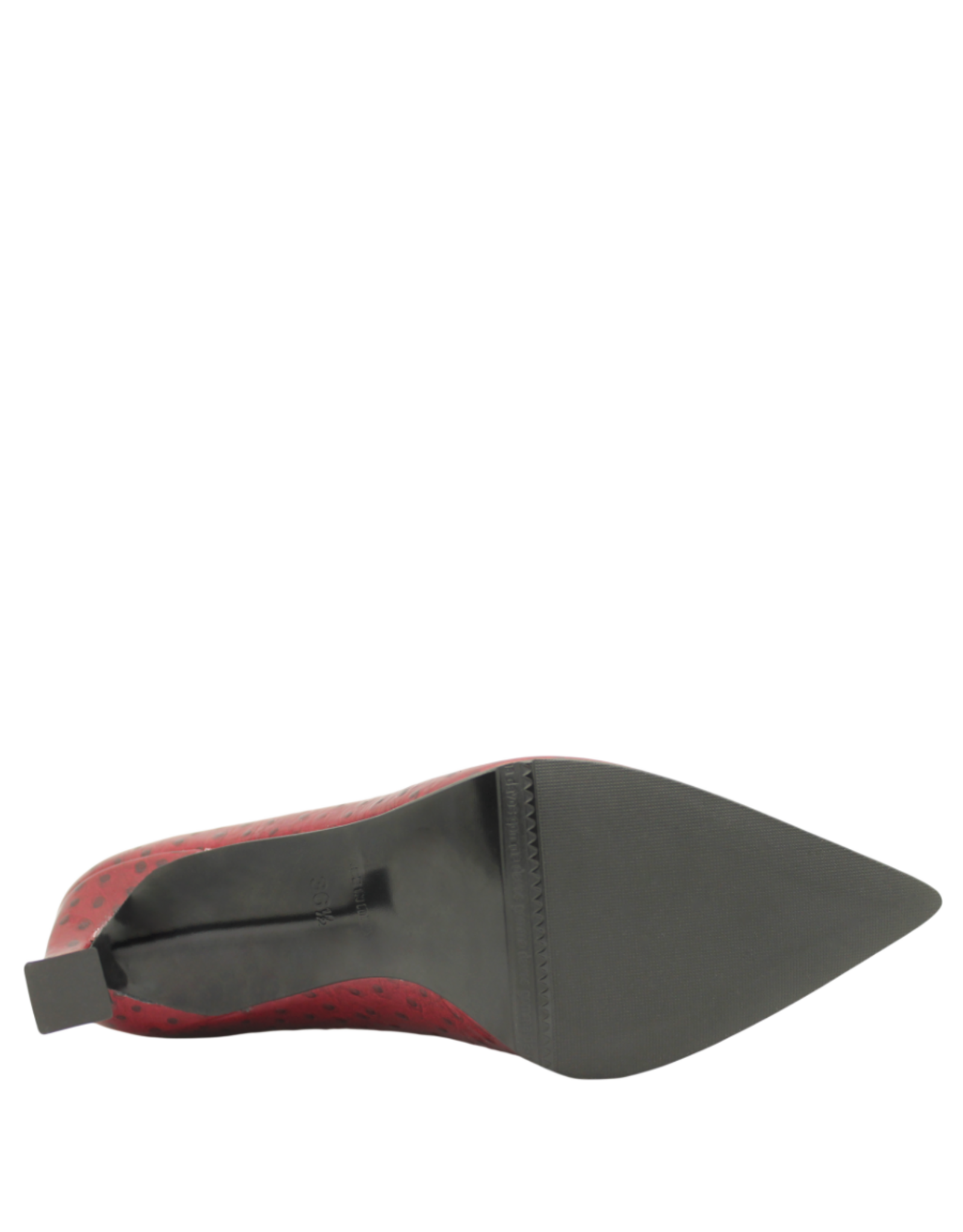 MissT MissT MT1R Red Glaze Ostrich Pump Larsa