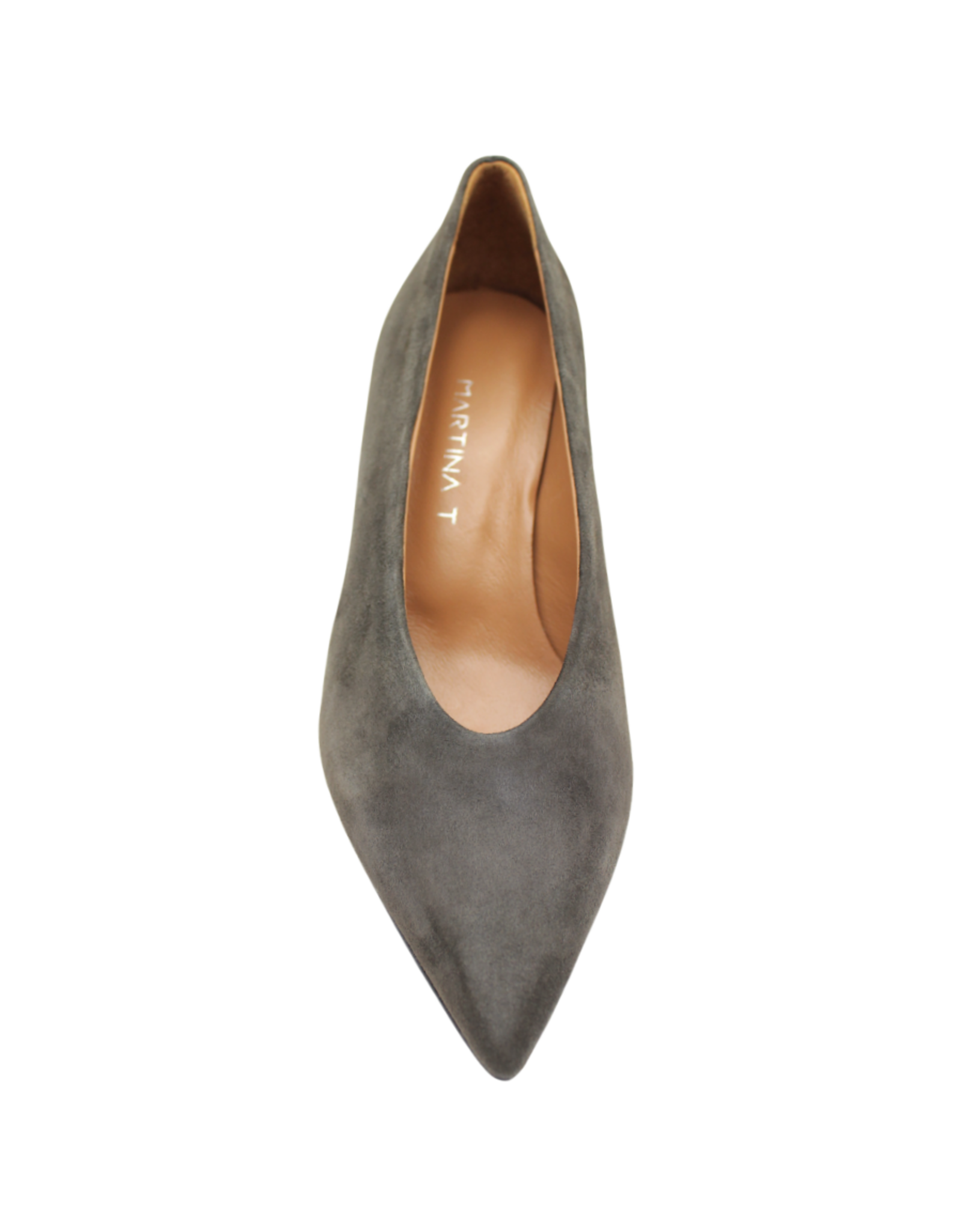 MissT MissT MT1U Gray Suede Pump Larsa