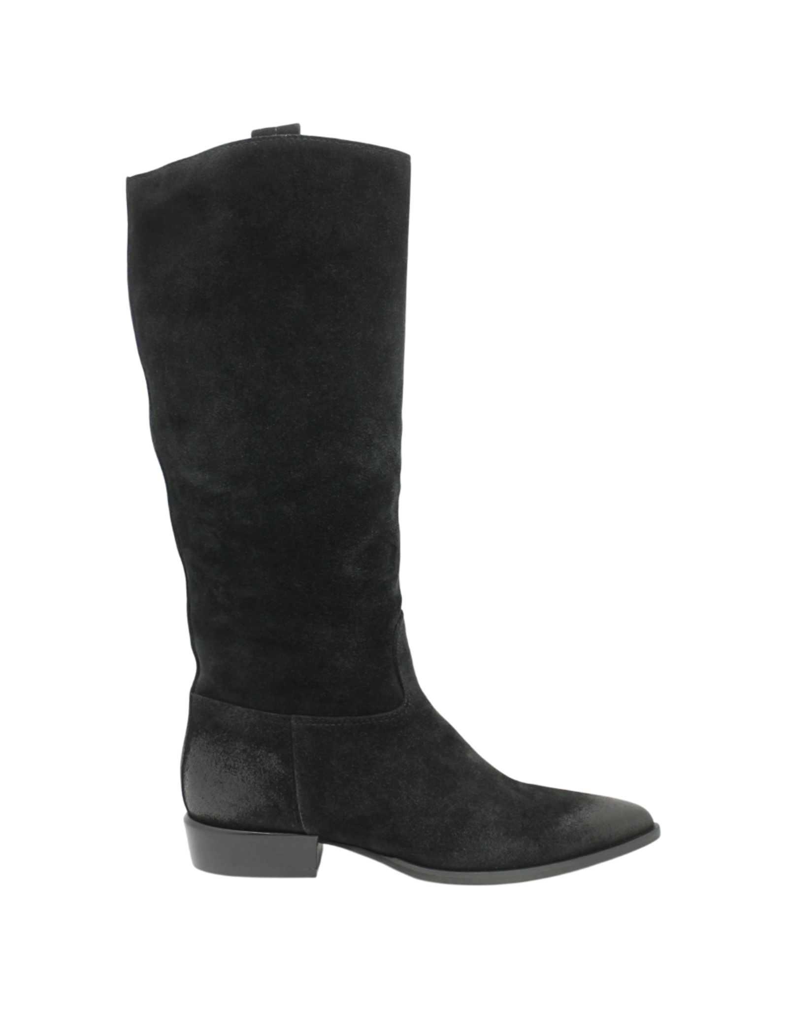 Mimmu Mimmu MM1B Black Suede Slouch Boot Lola