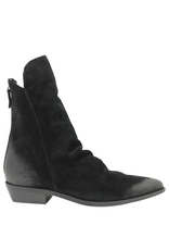Mimmu Mimmu MM1E Black Suede Ankle Boot Rosie