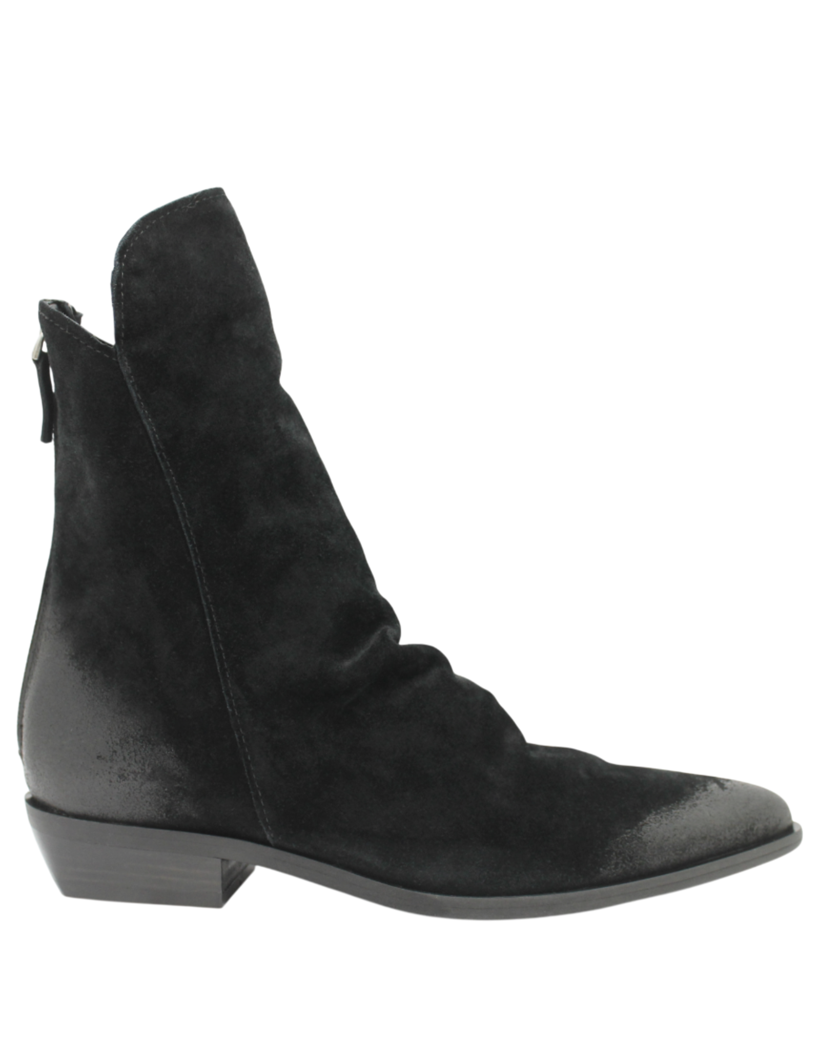 Mimmu Mimmu MM1E Black Suede Ankle Boot Rosie