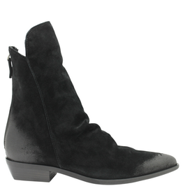 Mimmu Mimmu MM1E Black Suede Ankle Boot Rosie