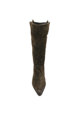 Mimmu Mimmu MM1C Olive Suede Slouch Boot Lola