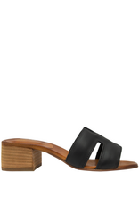 Nuova Nuova N4C Black Mule Block Heel Mona