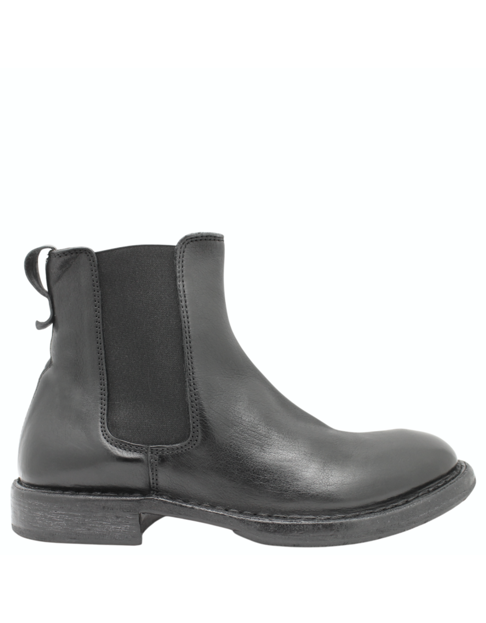 Moma Moma M12E Black Chelsea Boot Ruby