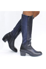 LeMargo LeMargo LE4 Navy Calf Knee Boot Nappa Stretch Lucy