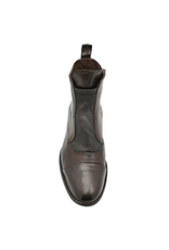 King King K2 Brown Flat Ankle Boot With Nappa Stretch 5544