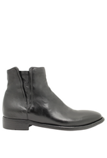 King King K2C Black Flat Ankle Boot 5560