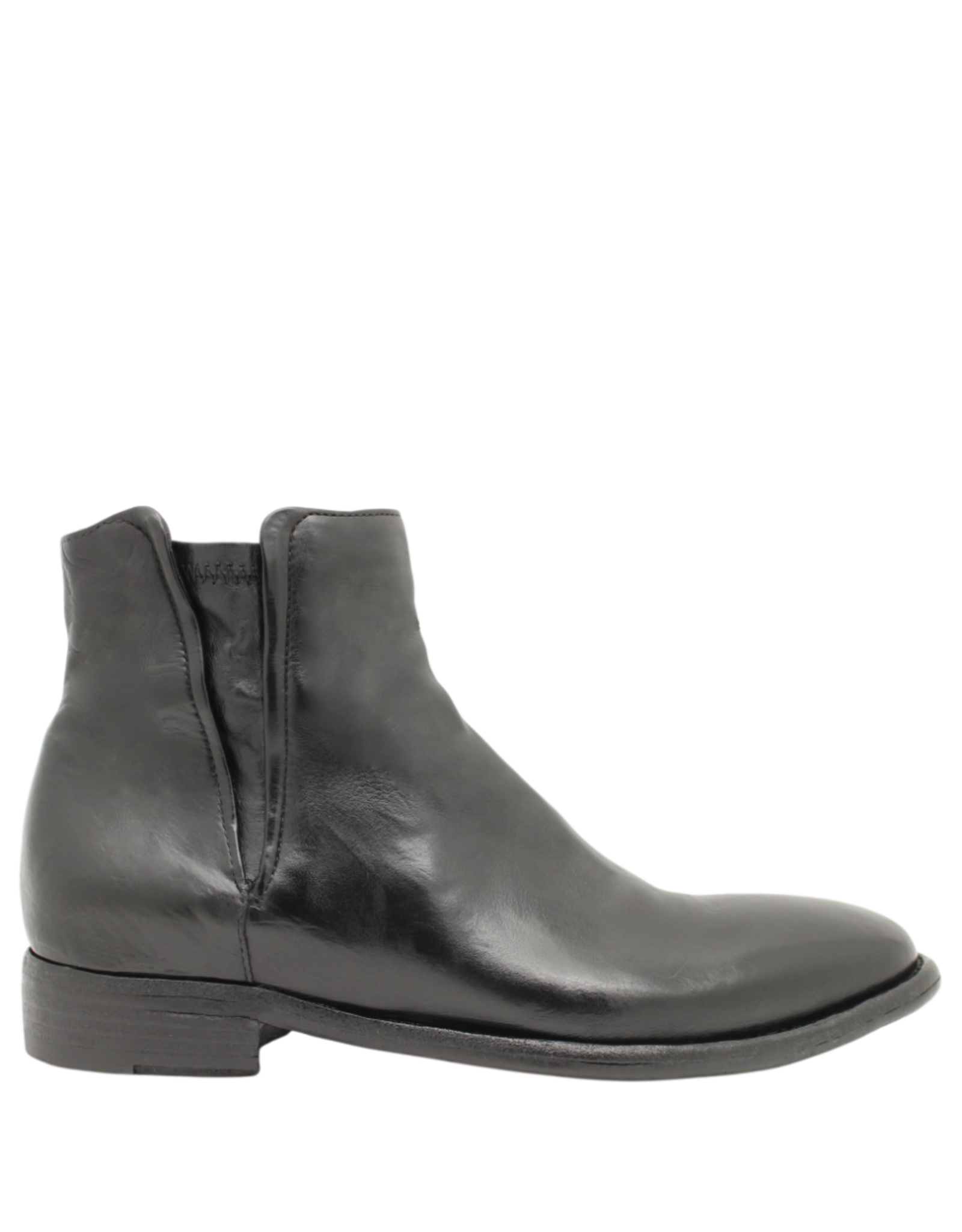 King King K2C Black Flat Ankle Boot 5560