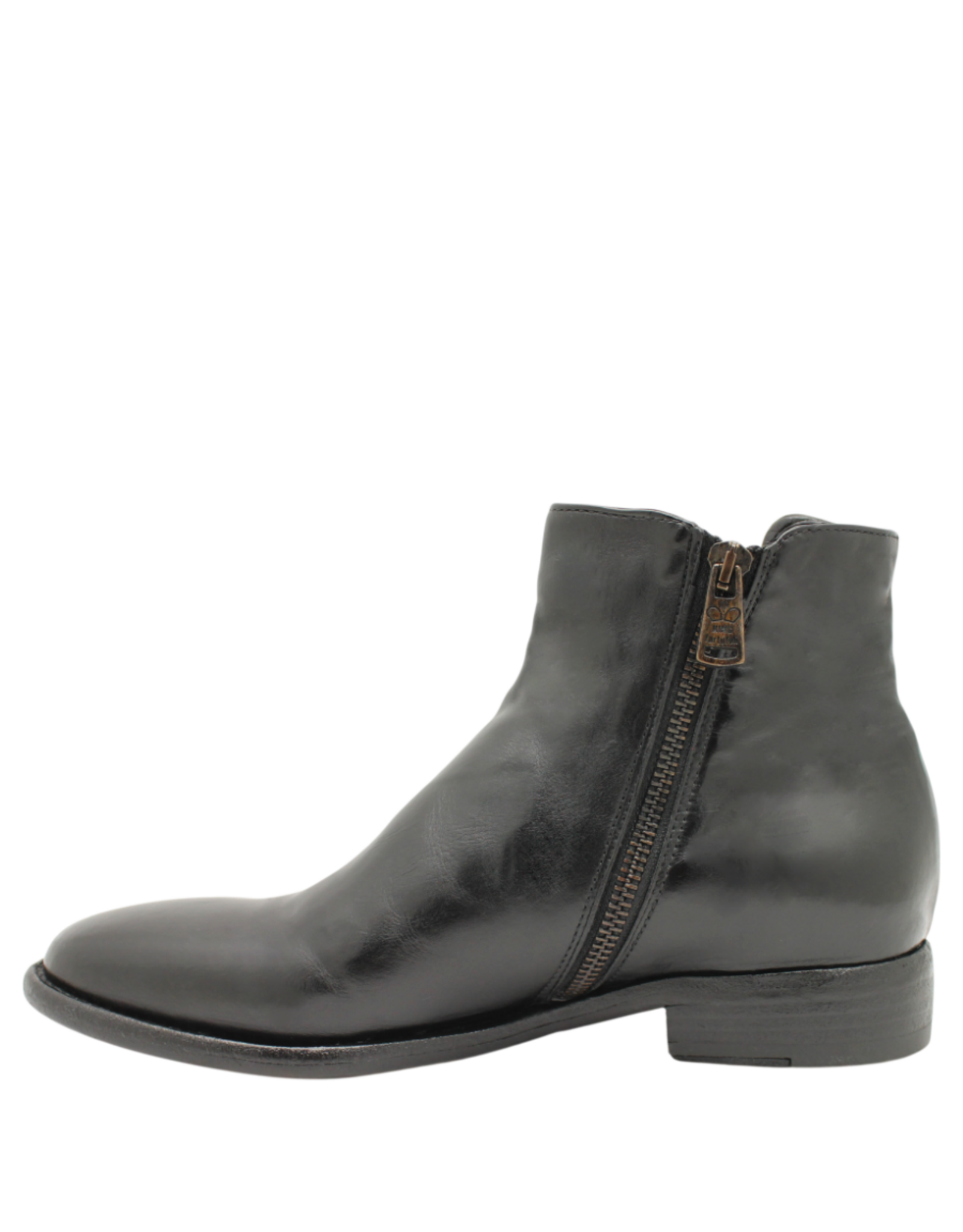 King King K2C Black Flat Ankle Boot 5560