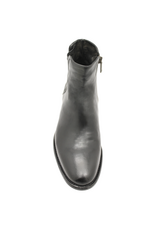 King King K2C Black Flat Ankle Boot 5560