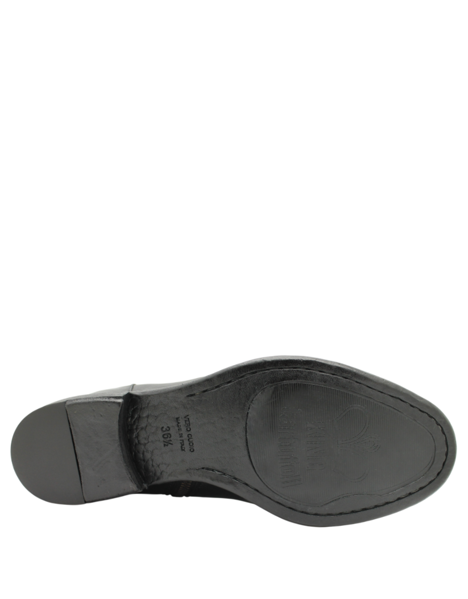 King King K2C Black Flat Ankle Boot 5560