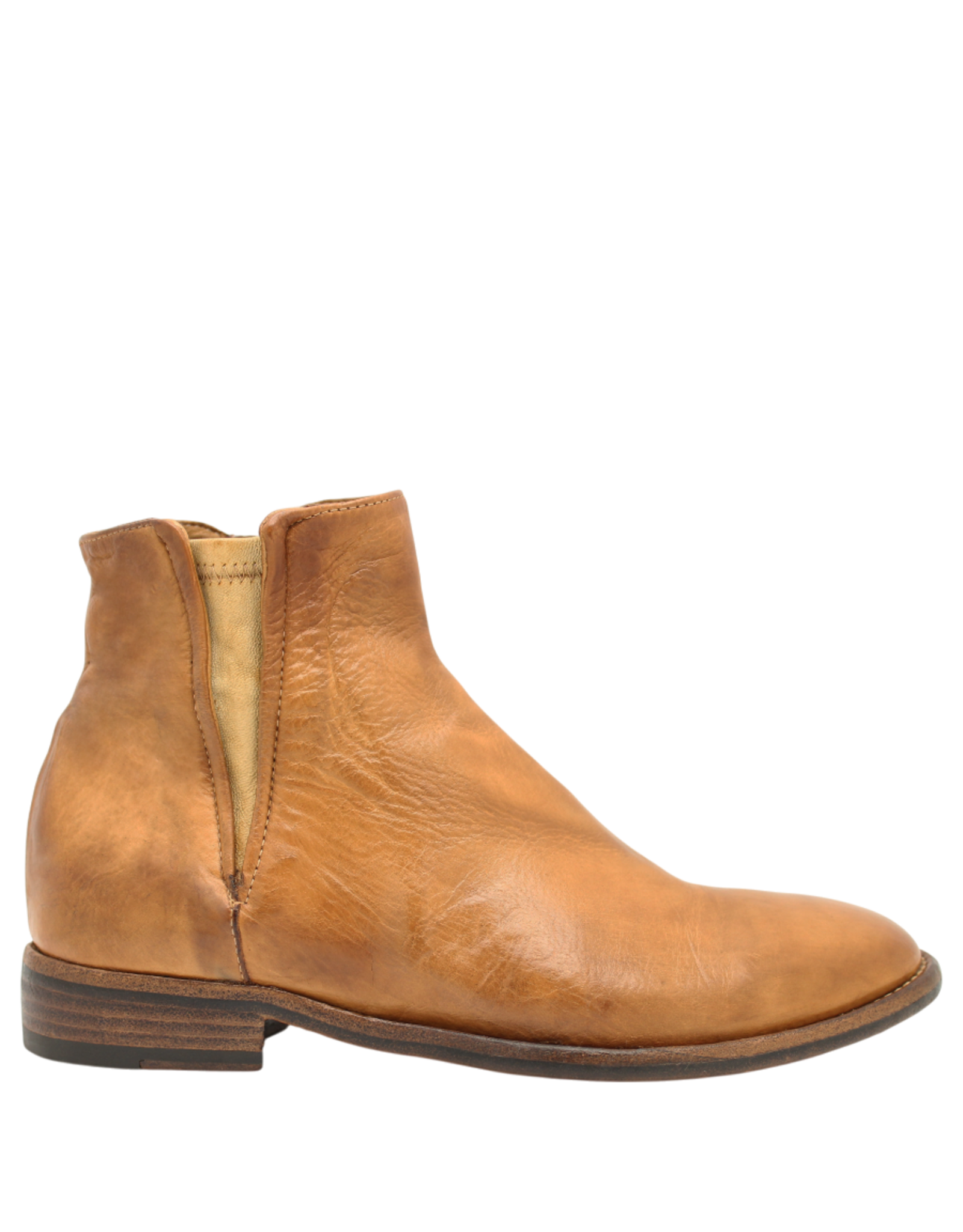 King King K2D Cognac Flat Ankle Boot 5560